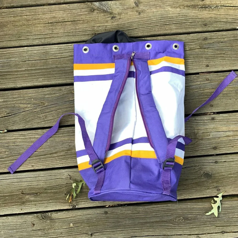 Baltimore‎ Ravens Bag Backpack Gym Bag NO DRAWSTRING Canvas Embroidered NFL